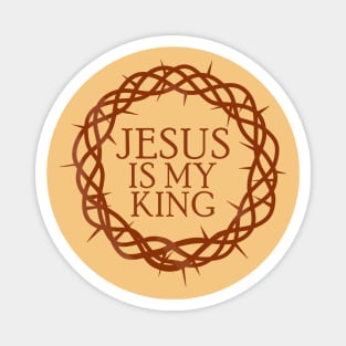 Jesus is My King Magnet